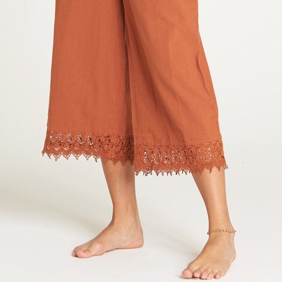 Billabong Lace and Lies Cottagecore Jumpsuit, sz S - Picture 6 of 8